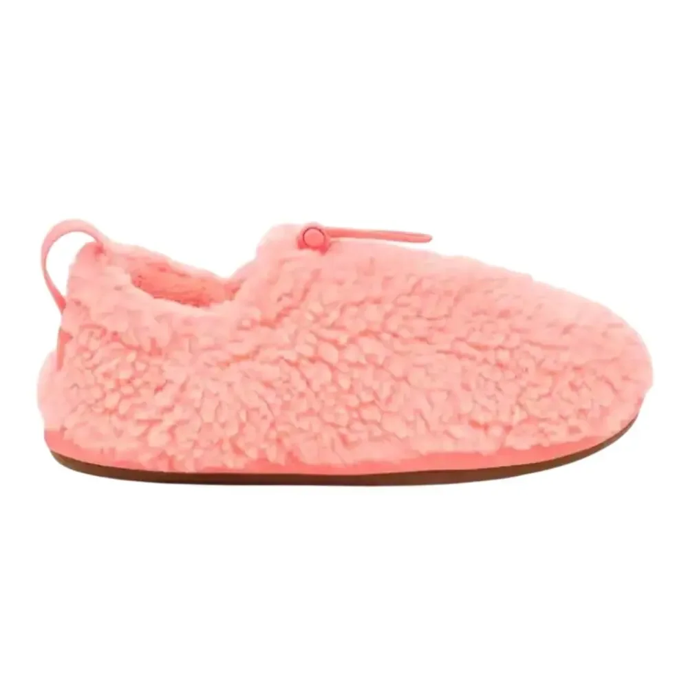 UGG Plushy Pink Slippers Kids Size 8
